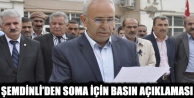 Şemdinli’den Soma için basın açıklaması
