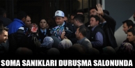 Soma sanıkları duruşma salonunda