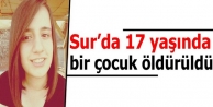 Sur’da 17 yaşında bir çocuk öldürüldü