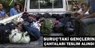 Suruç’taki gençlerin çantaları teslim alındı