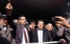Tahliye olan başkanlara kitlesel karşılama