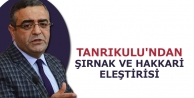 Tanrıkulu'ndan Şırnak ve Hakkari eleştirisi