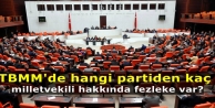 TBMM'de hangi partiden kaç milletvekili hakkında...