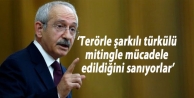 ‘Terörle şarkılı türkülü mitingle mücadele edildiğini sanıyorlar’