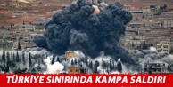 Türkiye sınırında kampa saldırı