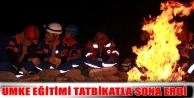 Umke Eğitimi Tatbikatla Sona Erdi