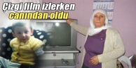 Üzerine televizyon düşen 2 yaşındaki çocuk öldü