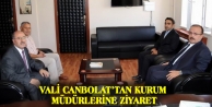Vali Canbolat’tan Kurum Müdürlerine Ziyaret
