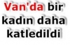 Van’da bir kadın katledildi
