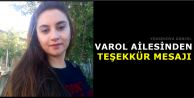 Varol Ailesinden Teşekkür Mesajı