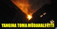 Yangına TOMA Müdahale Etti