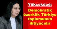 Yüksekdağ: Demokratik özerklik Türkiye toplumunun...
