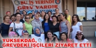 Yüksekdağ, grevdeki işçileri ziyaret etti