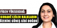 Yüksekdağ: Kobanê ezilen halkların üzerine güneş...