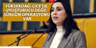 Yüksekdağ: Lice'de uyuşturucu değil, sürgün...