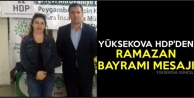 Yüksekova HDP'den Ramazan Bayramı Mesajı
