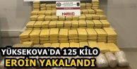 Yüksekova'da 125 kilo eroin Yakalandı