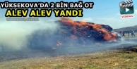 Yüksekova’da 2 Bin Bağ Ot Alev Alev Yandı