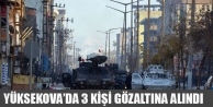 Yüksekova'da 3 kişi gözaltına alındı