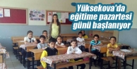 Yüksekova'da eğitime pazartesi günü başlanıyor