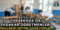 Yüksekova’da Fedakar Öğretmenler Okullarını...