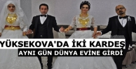 Yüksekova'da İki Kardeş Aynı Gün Dünya Evine...