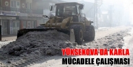 Yüksekova'da Karla Mücadele Çalışması