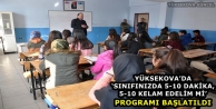 Yüksekova’da, 5-10 Dakika, 5-10 Kelam Edelim Mi’ Programı
