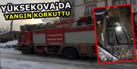 Yüksekova'da Yangın Korkuttu