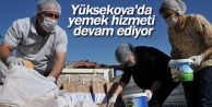Yüksekova'da yemek hizmeti devam ediyor
