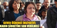 Yüksekova'daki öğrenciler 'Kadına Şiddete Hayır'...