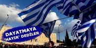 Yunanistan dayatmaya 'hayır' dedi