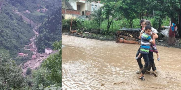 Trabzon'daki selde HES iddiası