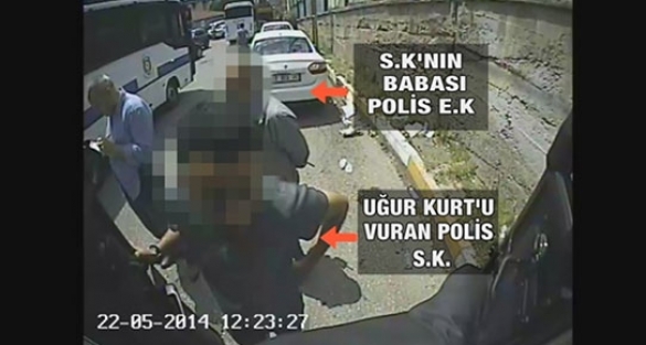 Uğur Kurt'u vuran polisin, polis babası da olay yerindeymiş