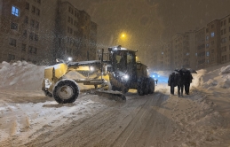 Yüksekova Belediyesi’den kar seferberliği