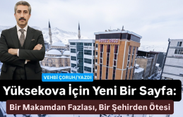 Yüksekova İçin Yeni Bir Sayfa: Bir Makamdan Fazlası, Bir Şehirden Ötesi