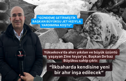 Yüksekova’da ahırı yıkılan ve büyük üzüntü yaşayan Zine teyze’ye, Başkan Dırbaz Büyüksu sahip çıktı: “İlkbaharda kendisine yeni bir ahır inşa edilecek”
