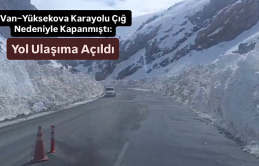 Van–Yüksekova Karayolu Çığ Nedeniyle Kapanmıştı: Yol Ulaşıma Açıldı