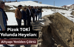 Pizok TOKİ Yolunda Heyelan: Altyapı Yeniden Çöktü