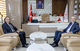 Rektör Gençcelep’ten İl Sağlık Müdürü Kara’ya Ziyaret