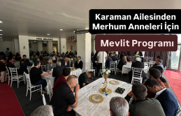 Yüksekova: Karaman Ailesinden Merhum Anneleri İçin Mevlit Programı