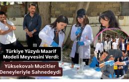 Türkiye Yüzyılı Maarif Modeli Meyvesini Verdi: Yüksekovalı Mucitler Deneyleriyle Sahnedeydi