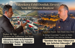 Yüksekova-Erbil Hattında Önemli Görüşme:  Gazeteci Ali Yiğit Sordu, Erbil Valisi Xoşnav Sözü Verdi, “Yüksekova İçin Gerekli Çalışmalar Yapacağız”