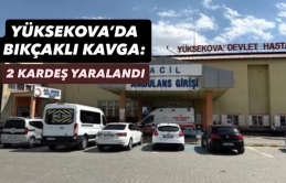 Yüksekova’da Bıçaklı Kavga: 2 Kardeş Yaralandı