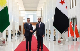 Neçirvan Barzani Şam’da Ahmed Şara ile bir araya geldi