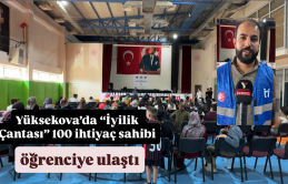 Yüksekova’da “İyilik Çantası” 100 ihtiyaç sahibi öğrenciye ulaştı