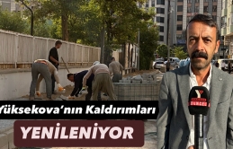 Yüksekova’da 10 Kilometrelik Dev Kaldırım Projesi Hız Kesmeden Devam Ediyor