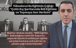 Yüksekova’da Eğitimin Çığlığı: 