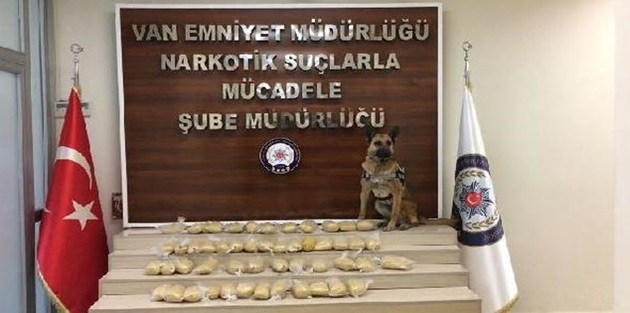 Van’da 32 kilo eroin ele geçirildi