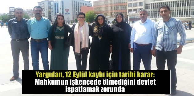 Yargıdan, 12 Eylül kaybı için tarihi karar